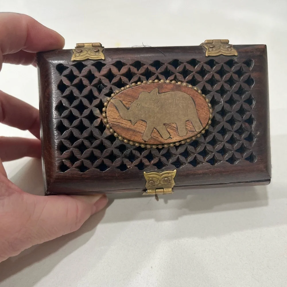 Vintage intricate wooden